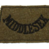 Middlesex Regiment (MIDDLESEX) WW2 Cloth Slip On Shoulder Title