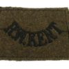 Royal West Kent Regiment (R.W.KENT) WW2 Cloth Slip On Shoulder Title