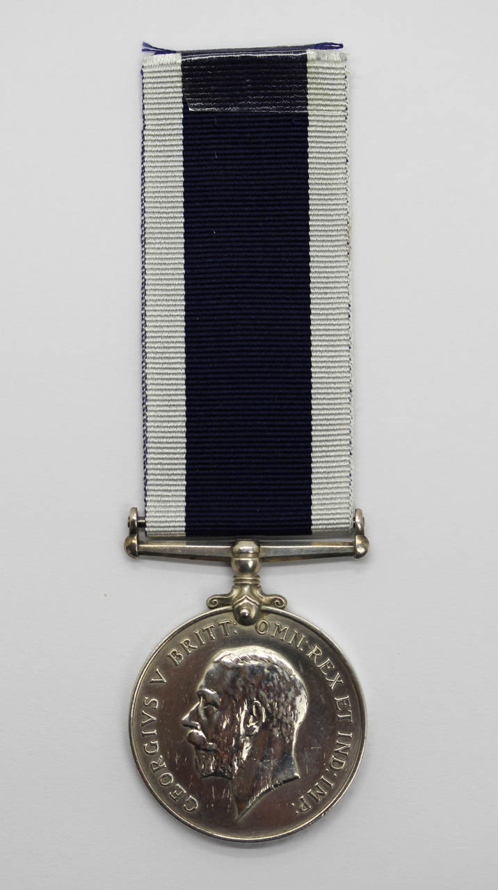 George V Royal Navy Long Service & Good Conduct Medal - F.W.G. Reynolds, A.B., Royal Navy, HMS Warspite