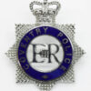 Coventry Police Senior Officer's Enamelled Cap Badge - Queen's Crown
