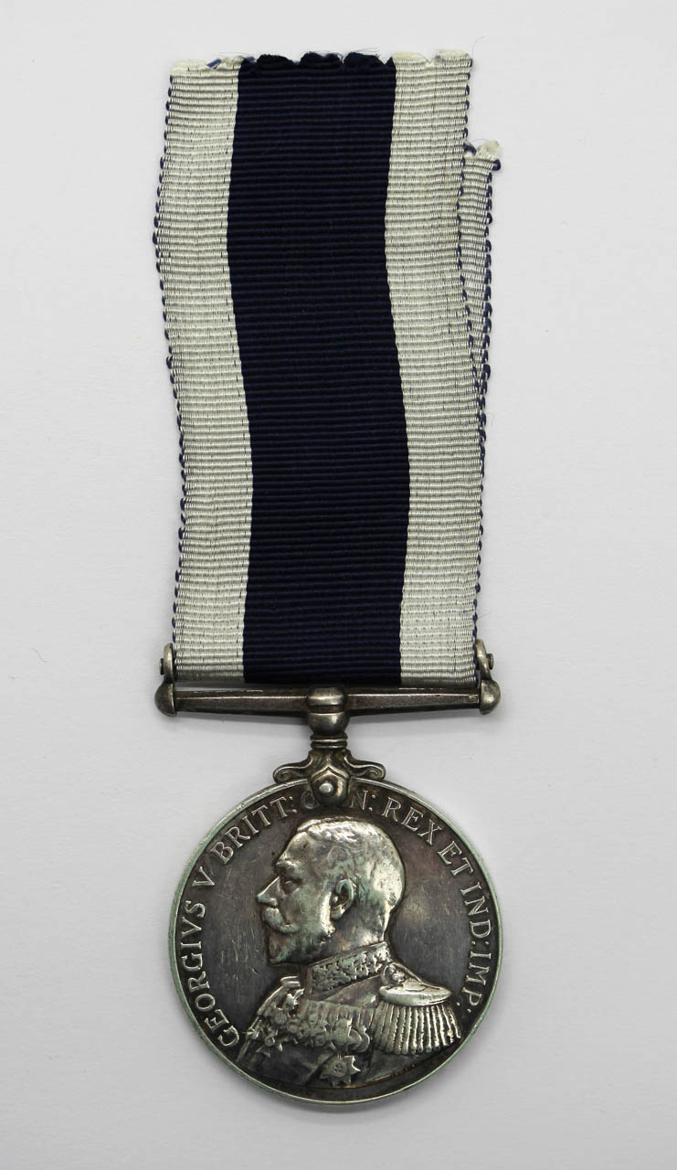 George V Royal Naval Long Service & Good Conduct Medal - Sto.1 J.H. Bricknell, Royal Navy - WW1 Prisoner of War