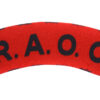 Royal Army Ordnance Corps (R.A.O.C.) WW2 Printed Shoulder Title