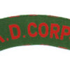Army Dental Corps (A.D. CORPS) WW2 Printed Shoulder Title