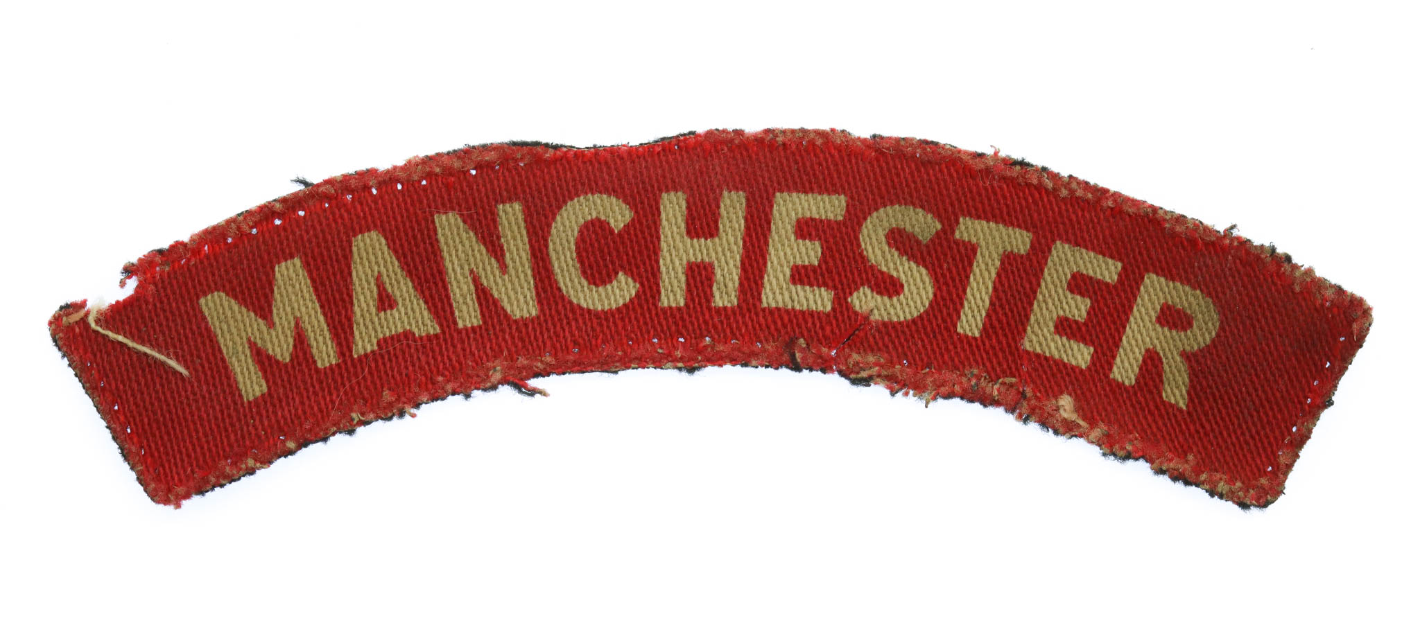 Manchester Regiment (MANCHESTER) WW2 Printed Shoulder Title