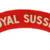 Royal Sussex Regiment (ROYAL SUSSEX) WW2 Printed Shoulder Title