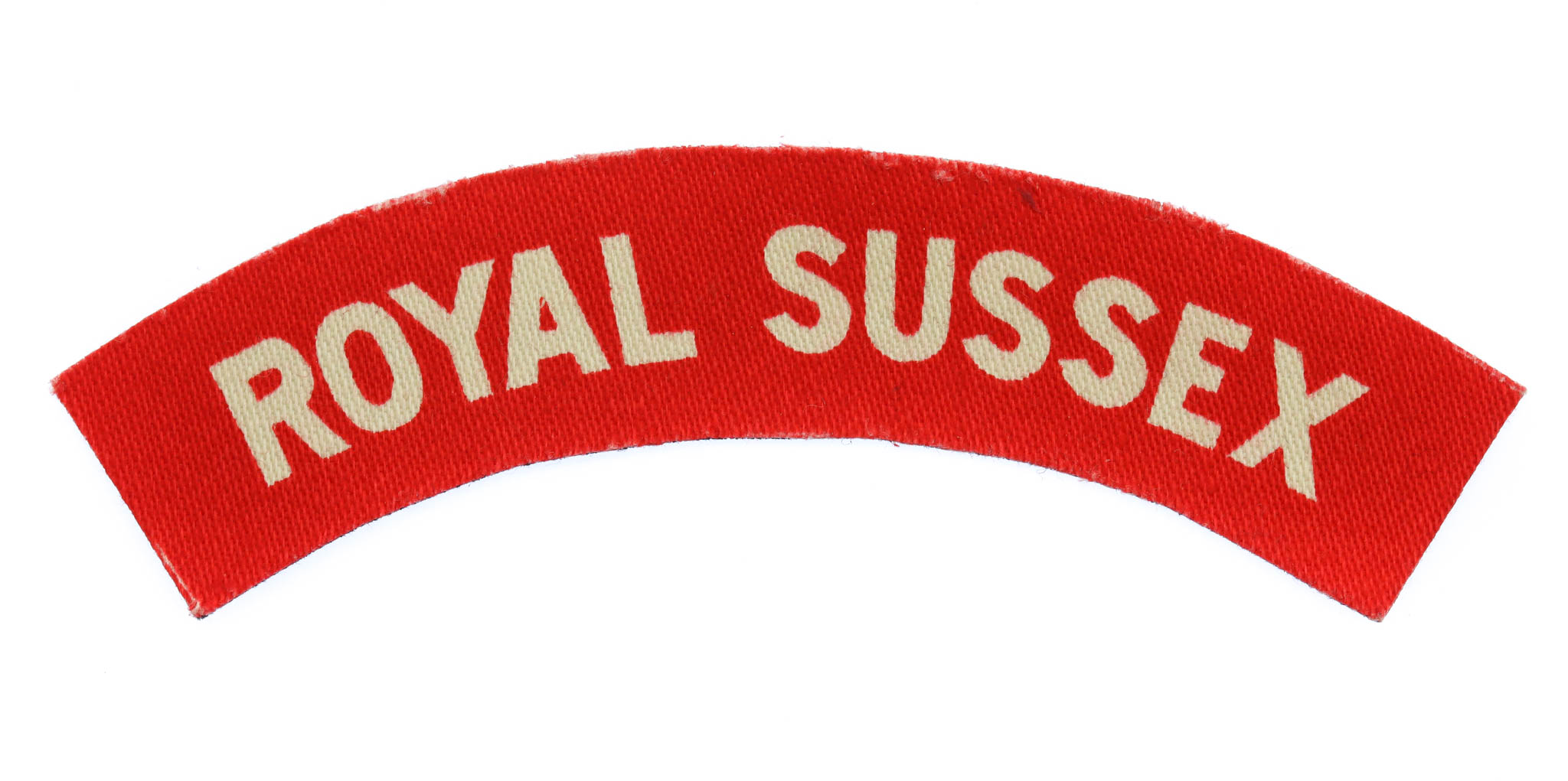 Royal Sussex Regiment (ROYAL SUSSEX) WW2 Printed Shoulder Title