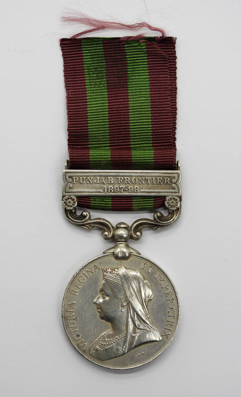 1895 India General Service Medal (Clasp - Punjab Frontier 1897-98) - Sepoy Ganola Singh, 26th Punjab Infantry