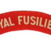 Royal Fusiliers (ROYAL FUSILIERS) WW2 Printed Shoulder Title