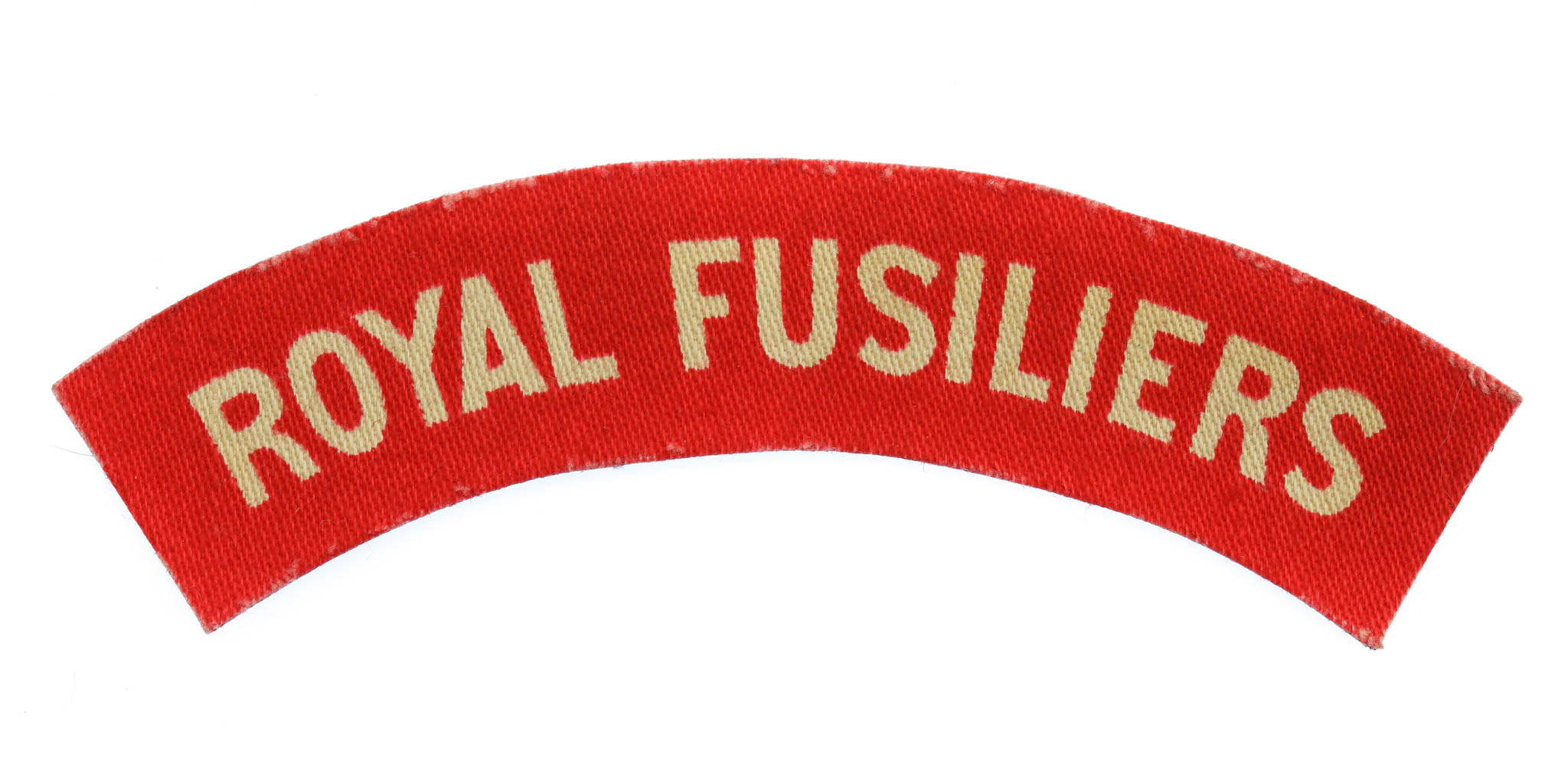 Royal Fusiliers (ROYAL FUSILIERS) WW2 Printed Shoulder Title