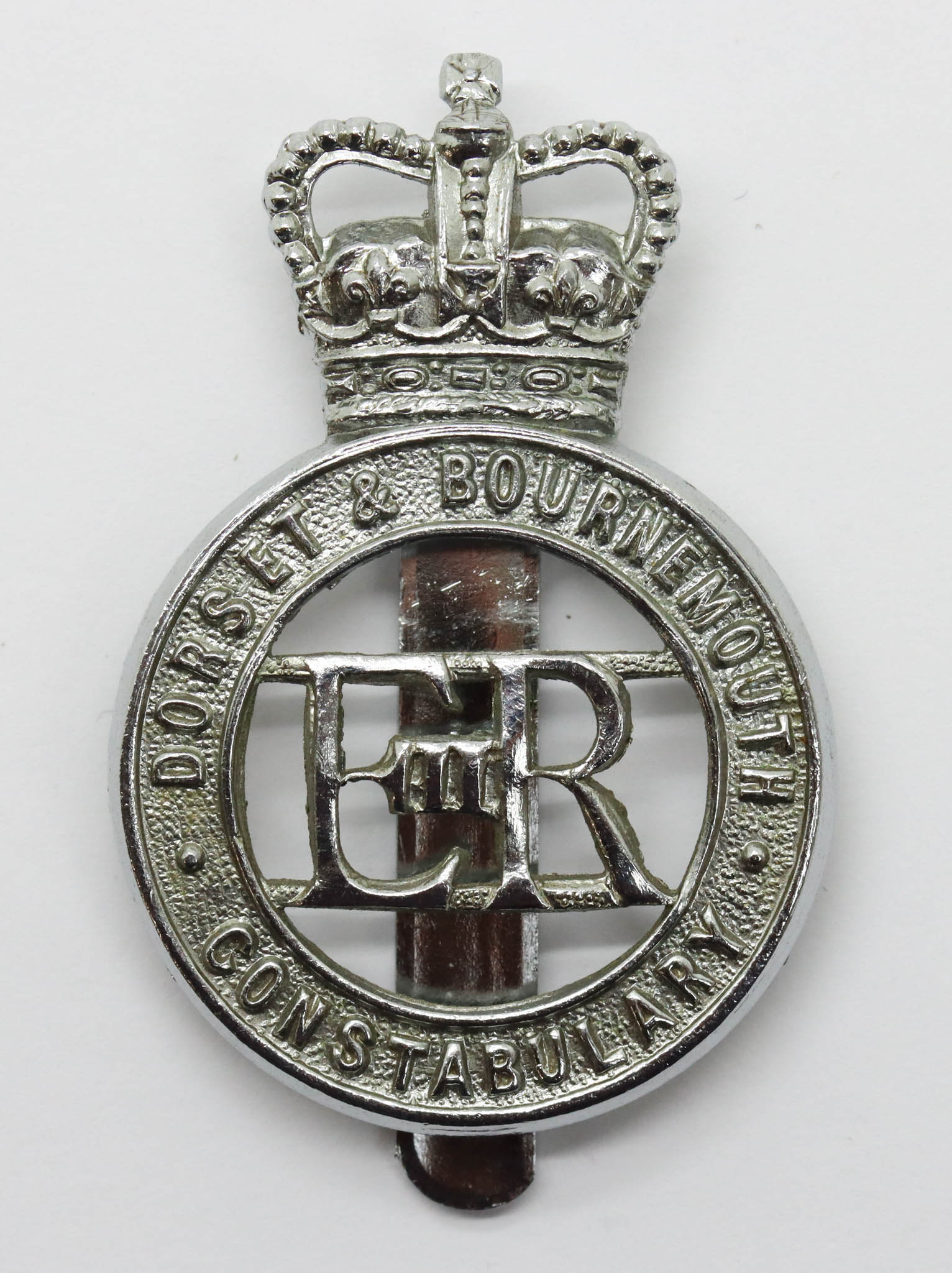 Dorset & Bournemouth Constabulary Cap Badge - Queen's Crown