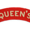 Queen's Royal West Surrey Regiment (Queen's) WW2 Printed Shoulder Title