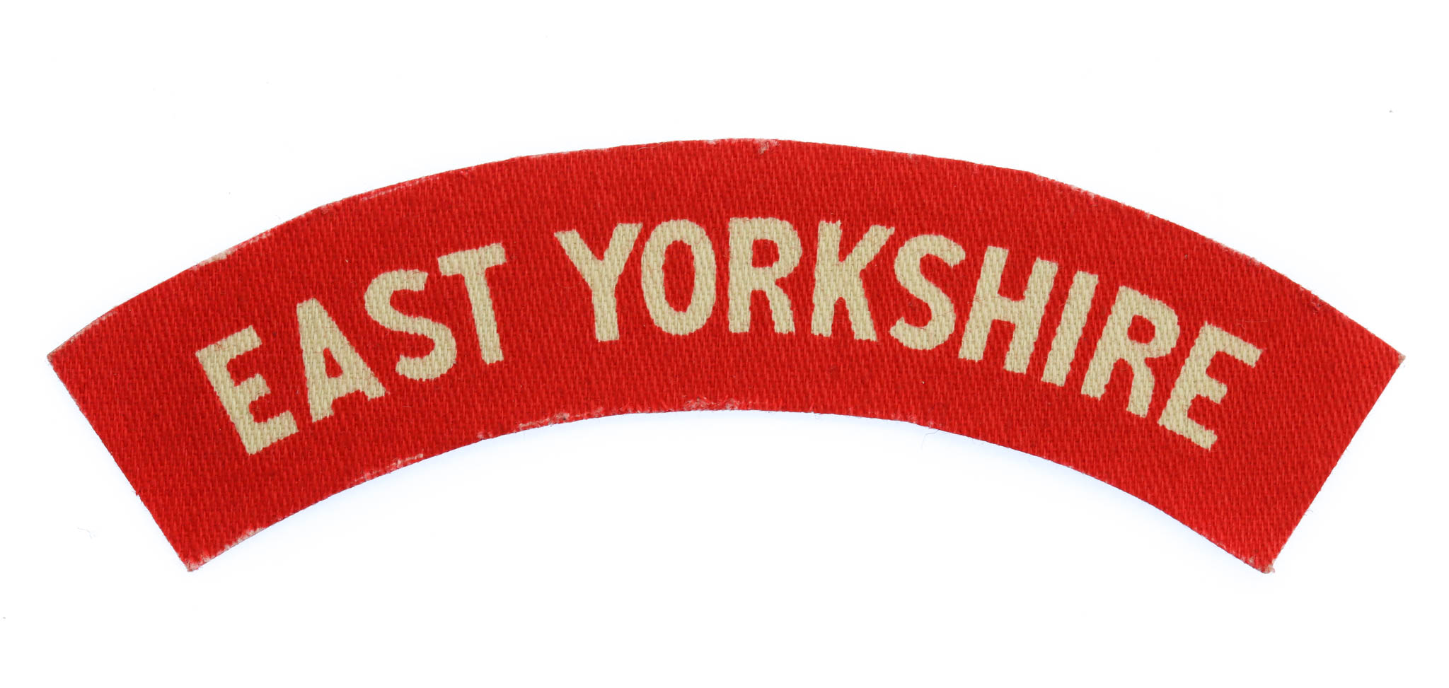 East Yorkshire Regiment (EAST YORKSHIRE) WW2 Printed Shoulder Title