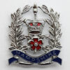 Hampshire Constabulary Sergeants Enamelled Cap Badge - Queen's Crown