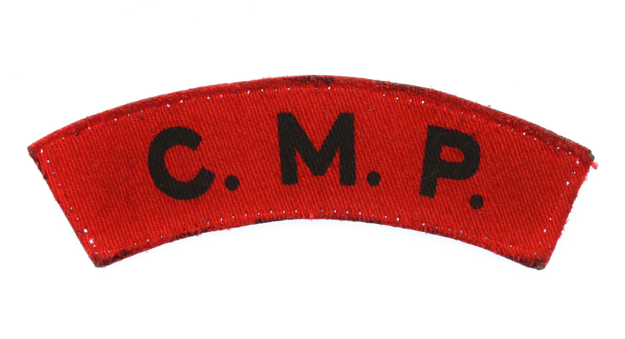 Corps of Military Police (C.M.P.) Printed Shoulder Title