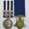 Egypt Medal (Clasps - Suakin 1885, Tofrek) and 1882 Khedives Star - Pte. J. Devine, 1st Bn. Royal Berkshire Regiment