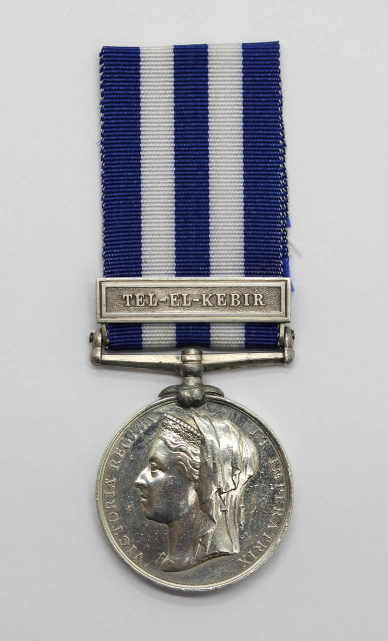 Egypt Medal (Clasp - Tel-El-Kebir) - Corpl. W. Rivers, 3rd Bn. King's Royal Rifle Corps