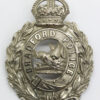 Bradford City Police Wreath Helmet Plate - King's Crown 