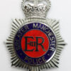 Greater Manchester Police Enamelled Helmet Plate - Queen's Crown