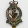 Isle of Man Home Guard Cap Badge - Queen's Crown