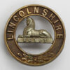 Lincolnshire Regiment Bi-Metal Helmet Plate Centre