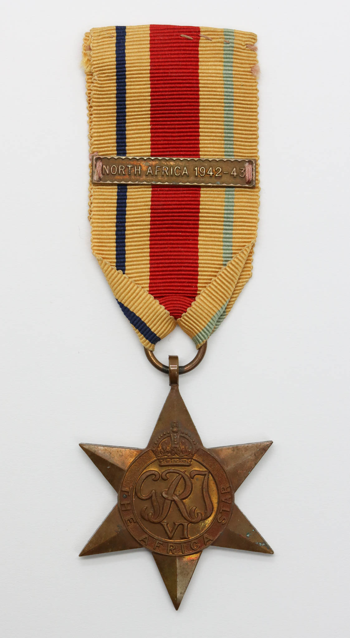 WW2 Africa Star with North Africa 1942-43 Clasp
