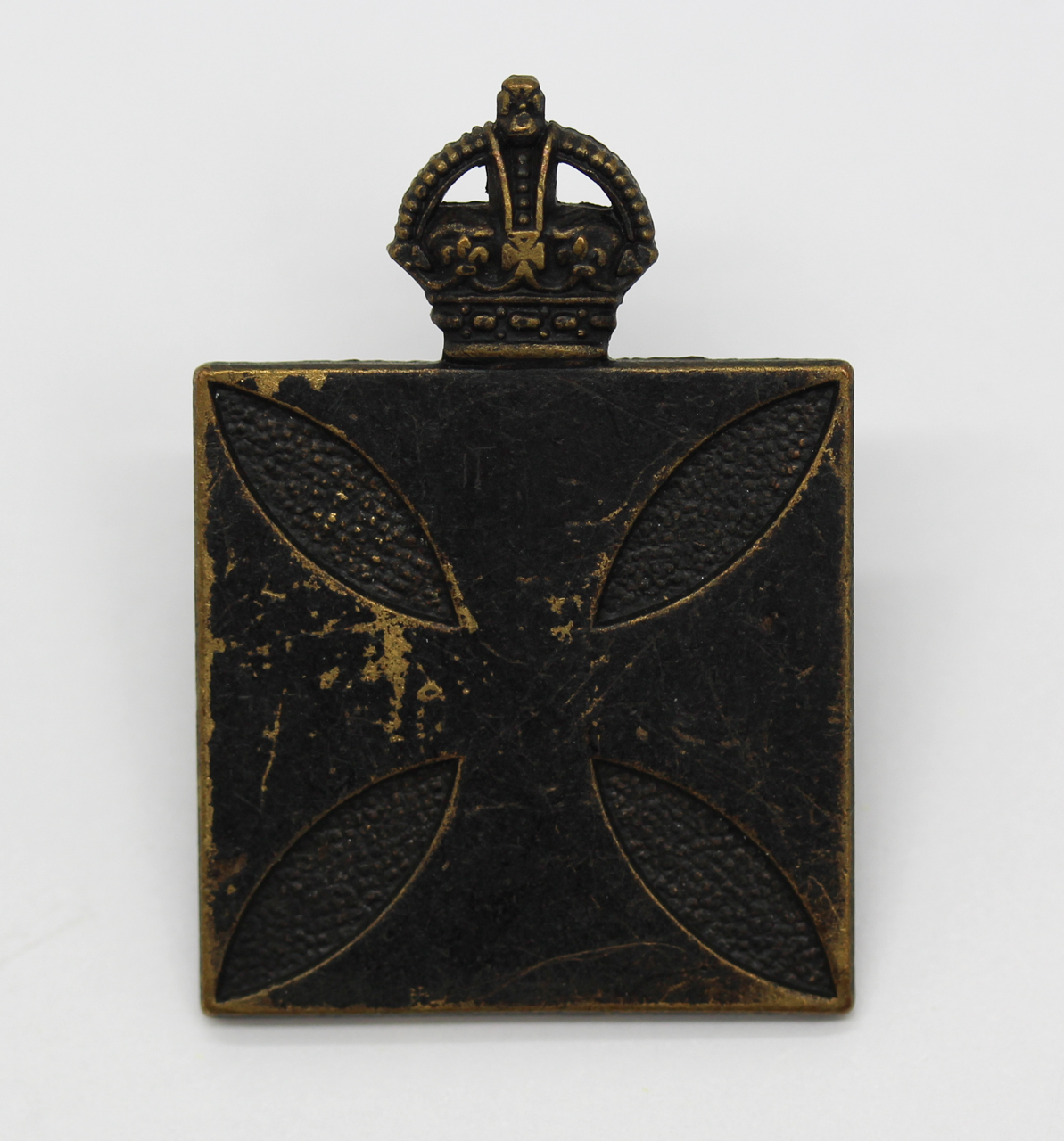 Royal Army Chaplains Department Cap Badge - King's Crown (1st Pattern)