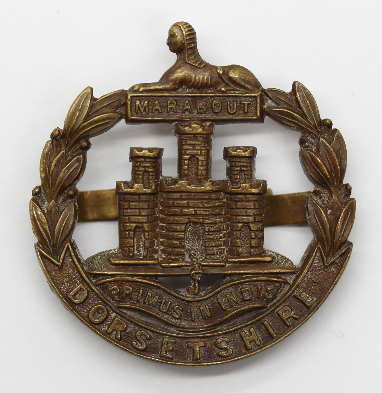 Dorsetshire Regiment Officer's Service Dress Cap Badge