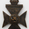 9th County of London Bn. (Queen Victoria's Rifles) London Regiment Cap Badge -King's Crown