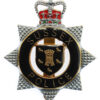 Sussex Police Enamelled Cap Badge - Queen's Crown