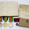WW1 British War Medal, Victory Medal & WW2 Defence Medal Group with Diary and Boxes of Issue - Gnr. D.C.E. Cooke, 'A' Bty. H.A.C. (Artillery)