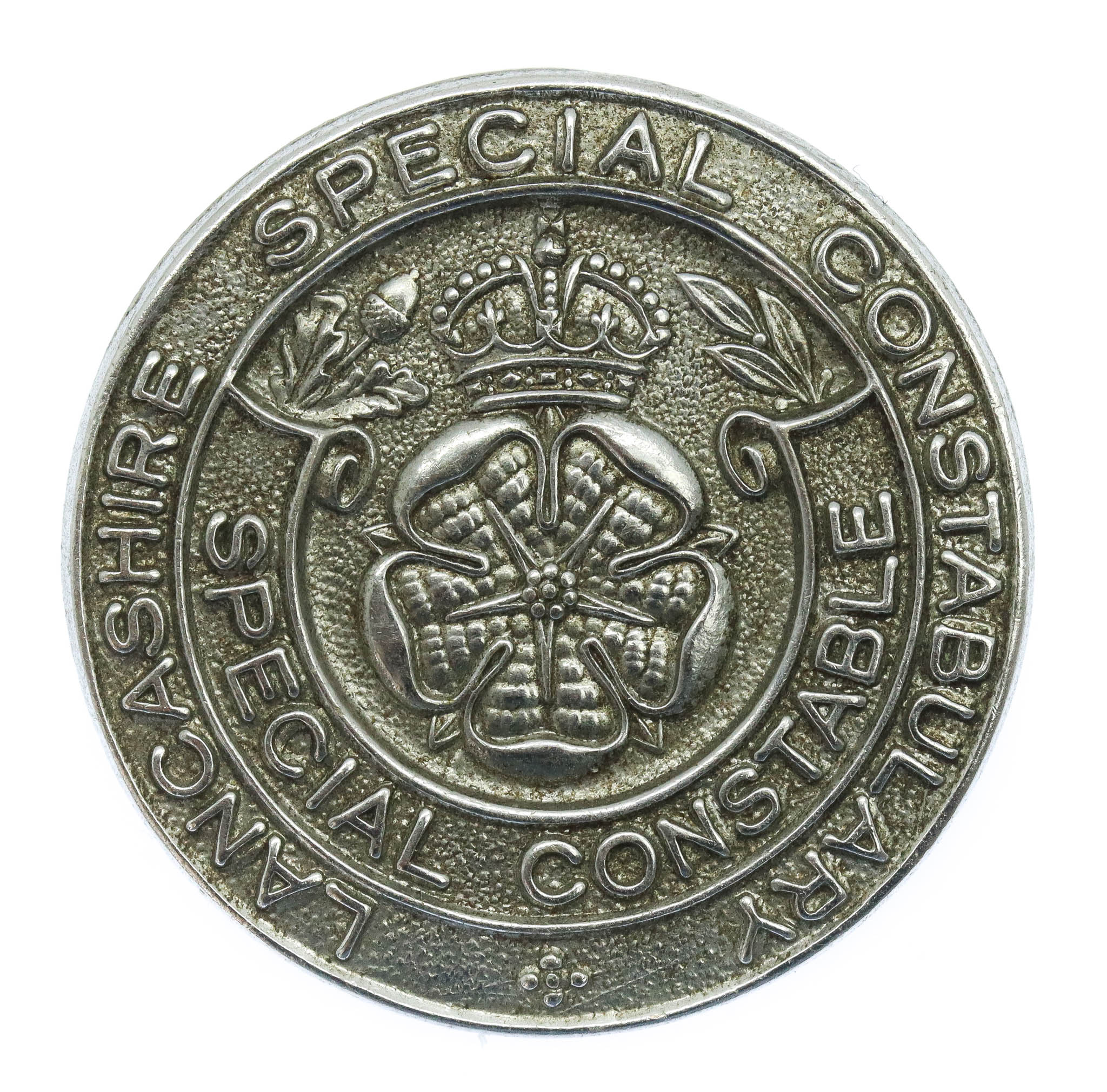 Lancashire Special Constabulary Special Constable Cap Badge - King's Crown