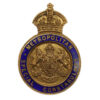 Metropolitan Special Constabulary Enamelled Cap/Lapel Badge - King's Crown