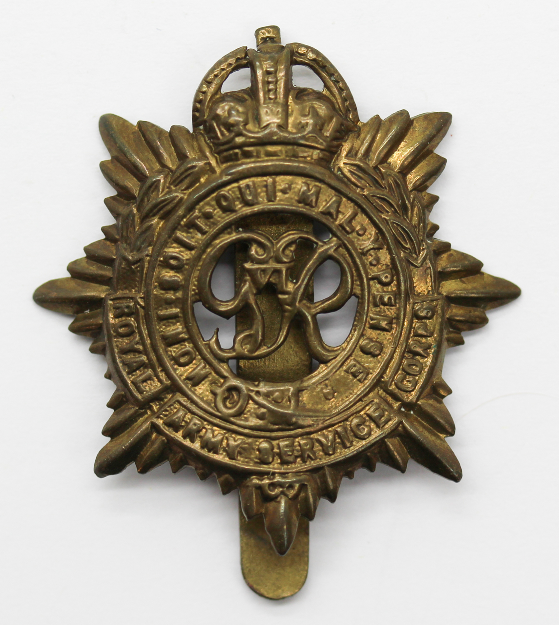 George VI Royal Army Service Corps (R.A.S.C.) Cap Badge