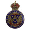 WW1 Shropshire Special Constabulary Special Constable 1916 Enamelled Lapel Badge