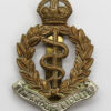 Royal Army Medical Corps (R.A.M.C.) Bi-metal Cap Badge - King's Crown