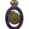 East Suffolk Police Reserve Enamelled Lapel Badge - King's Crown
