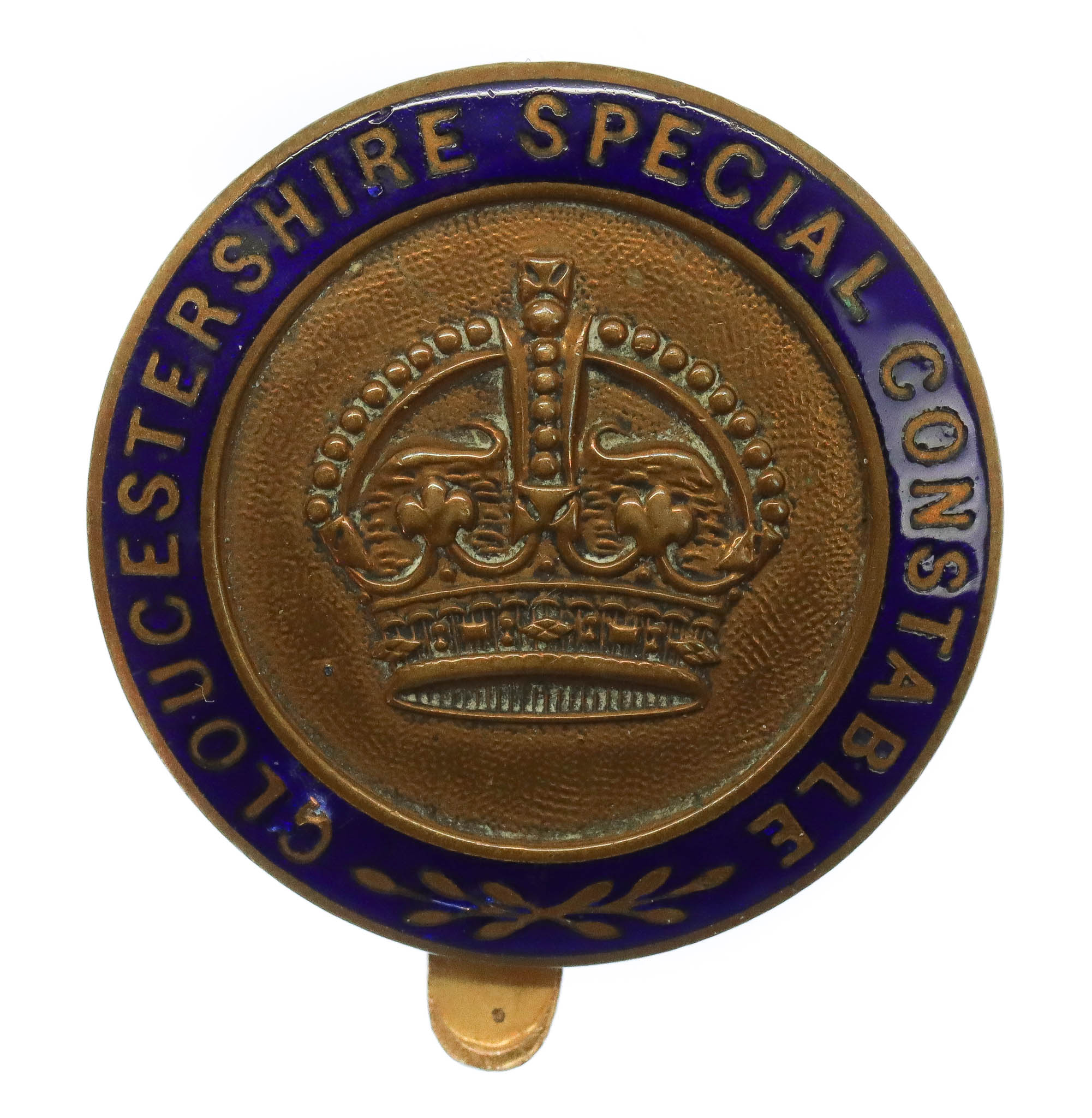 Gloucestershire Special Constabulary Special Constable Enamelled Cap Badge