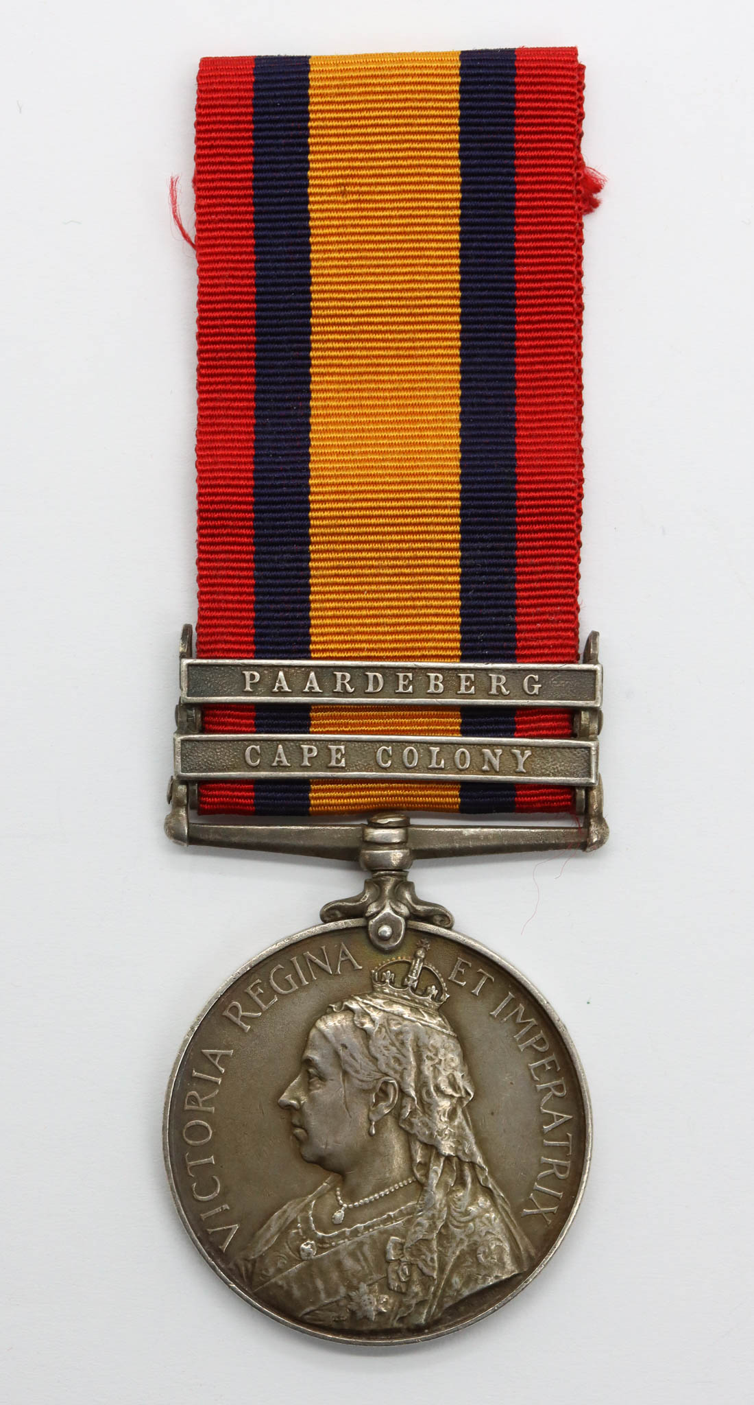 Queen's South Africa Medal (Clasps - Cape Colony, Paardeberg) - Cr. Sgt. C. Lilley, 2nd Bn. Lincolnshire Regiment