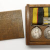 Queen's Sudan & Khedives Sudan (Clasps - The Atbara, Khartoum) Medal Pair - Pte. B. Coulson, 1st Bn. Lincolnshire Regiment