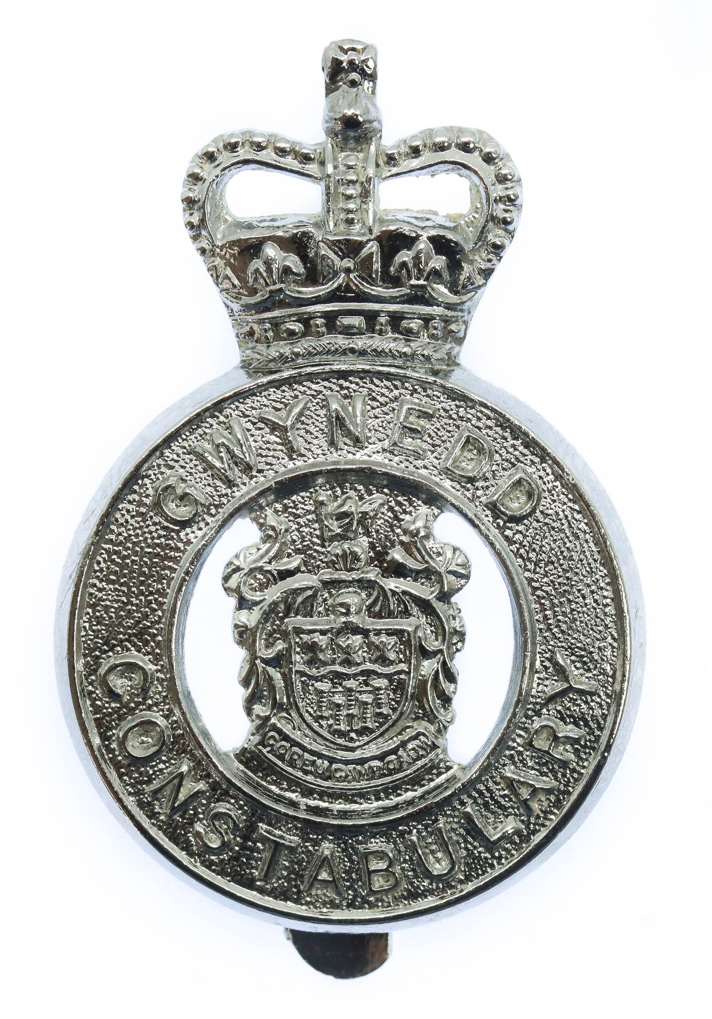 Gwynedd Constabulary Cap Badge - Queen's Crown