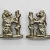 Pair of Victorian Royal Warwickshire Regiment Volunteer Battalions Collar Badges (c1883-1890)