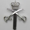 Army Physical Training Corps (A.P.T.C.) Anodised (Staybrite) Cap Badge - Queen's Crown
