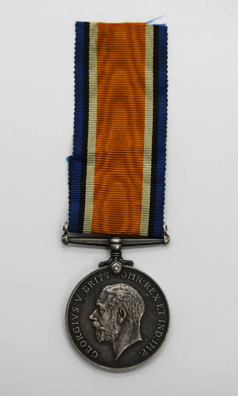 WW1 British War Medal - Pte. W. Attridge, Dorsetshire Regiment