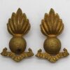 Pair of Royal Artillery Collar Badges