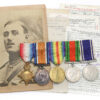 WW1 1914-15 Star Medal Trio, WW2 Defence Medal & George VI Police Long Service & Good Conduct Medal Group of Five - Cpl. H.F. Doswell, 22nd London Regiment & Military Foot Police