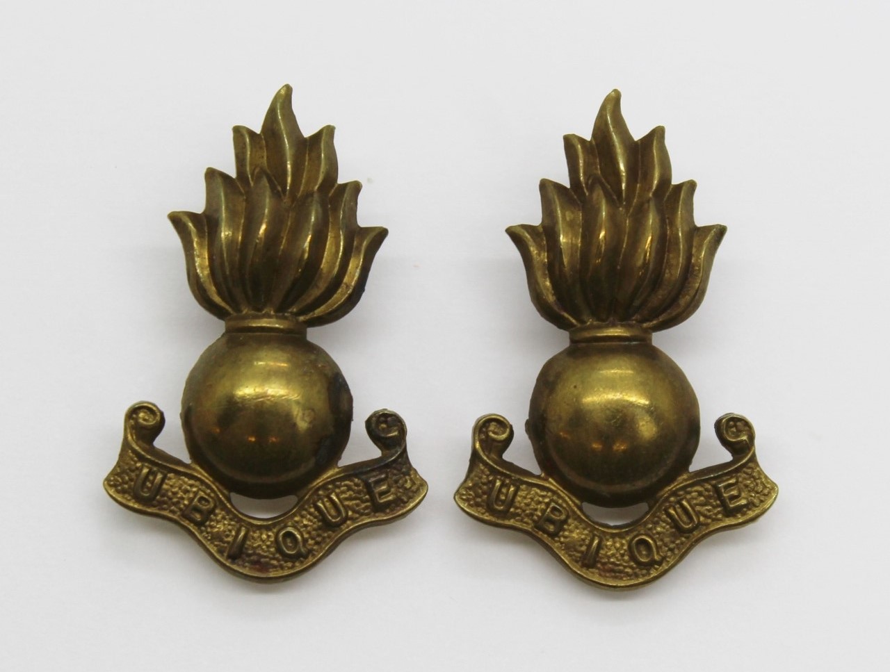 Pair of Royal Engineers Collar Badges