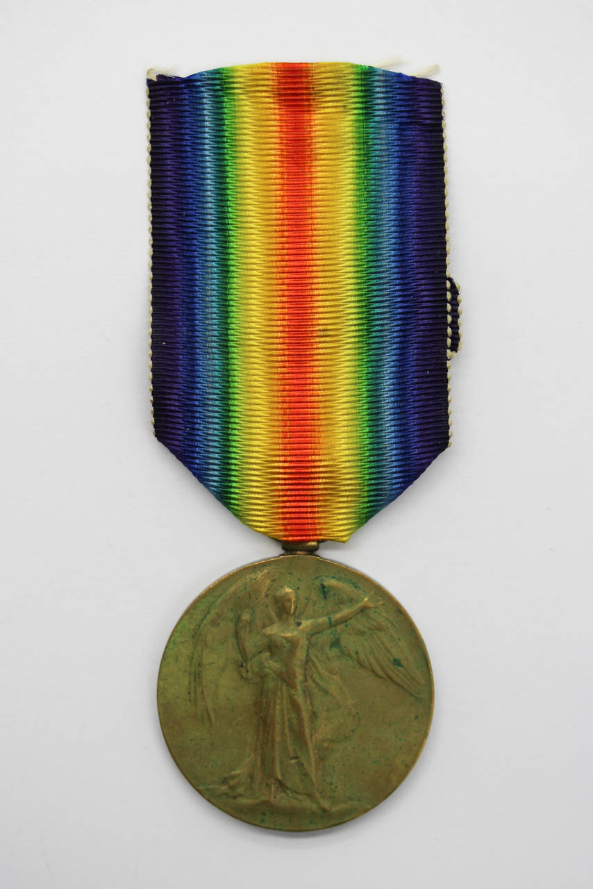 WW1 Victory Medal - Pte. G. Glastonbury, The Queen's (Royal West Surrey) Regiment