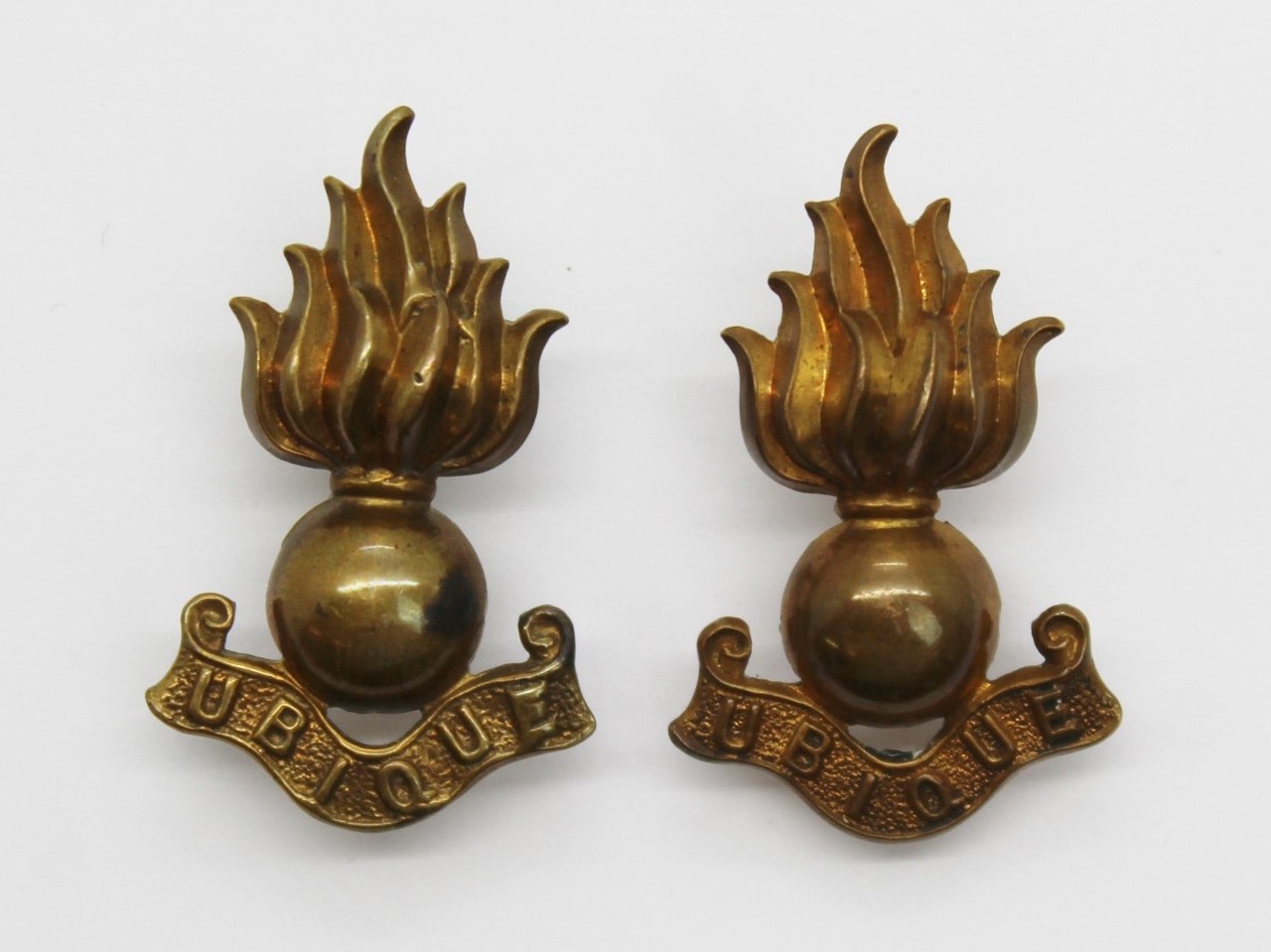 Pair of Royal Engineers Collar Badges