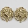 Pair of Falkland Islands Defence Force Anodised (Staybrite) Collar Badges