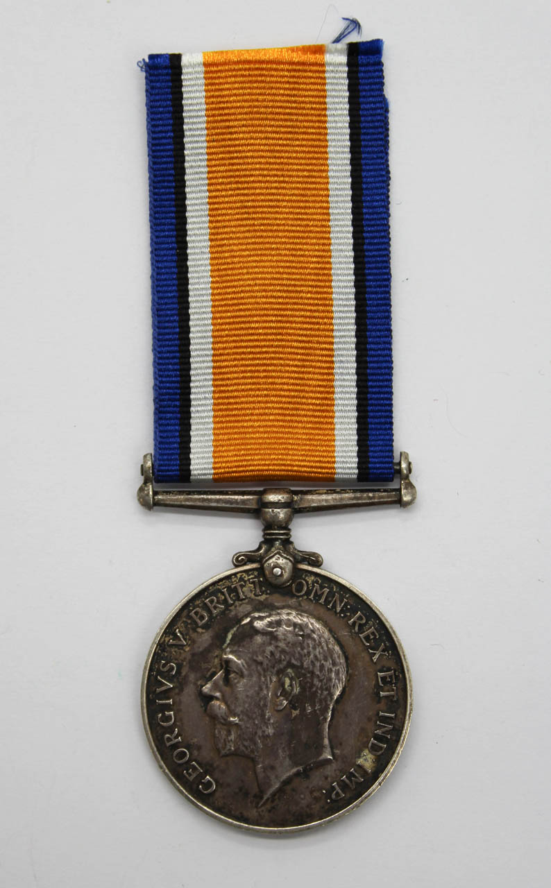 WW1 British War Medal - J.F. Russell, E.R.A. 4., Royal Navy